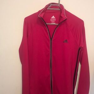Adidas pink lightweight jacket